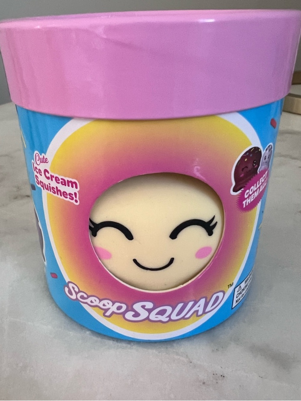 Viral- Scoop Squad Squishy Fidget Toy (YELLOW- Sweet Cream Suzie)